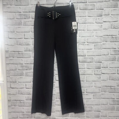 Tracy Evans Limited Pin Strip Dress Pants with Belt, NWT Size 0 - Image 1 of 4
