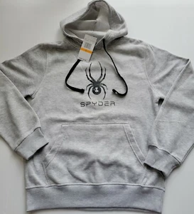 Spyder Men's Splash Graphic Hoodie Pullover Small Heather Gray - Picture 1 of 10