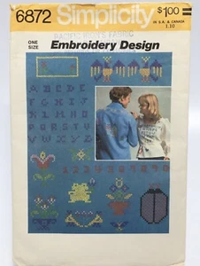 Embroidery Designs Frog Ladybug Birds 6872 Cottagecore 70s Pattern - Picture 1 of 2