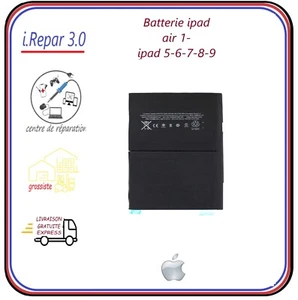 Batterie OEM ipad air 1-A1474-ipad 5-A1823-6-A1893-7-A2197-8-A2270-A2428-ipad 9 - Photo 1/5