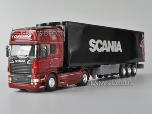 1:50 Scale Diecast Truck Model Toy Scania 730 Tractor With Container SemiTrailer - Picture 1 of 10