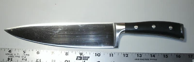 Amazon Basics Classic 8-inch Chef’s Knife with Three Rivets, Silver - image 1 of 4