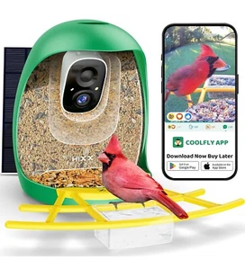 Bird Feeder with Camera, Birdwatching Camera with AI Identify Bird Species - Picture 1 of 9