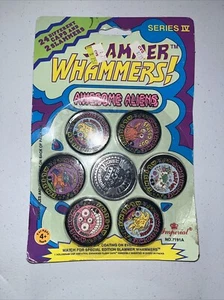 Vtg Sealed 1994 Slammer Whammers Series IV Awesome Aliens RARE 24 CAPS & 2 Slam - Picture 1 of 20
