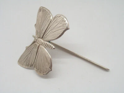 Segnalibro in Argento 925 con FARFALLA - segnapagina libro - lepidottero - - Immagine 1 di 4