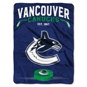  Manta de felpa Vancouver Canucks, 60”x80” - Manta cálida y suave de la NHL - Imagen 1 de 3