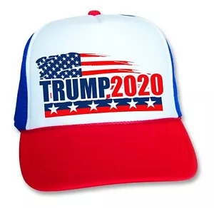 DONALD TRUMP 2020 MAGA HAT * MAKE AMERICA GREAT AGAIN MESH TRUCKER CAP - Picture 1 of 5