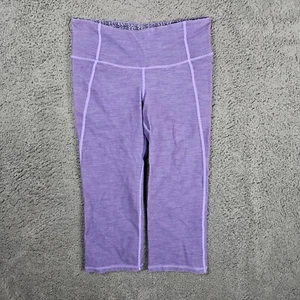 Lululemon Gather & Crow kurze Größe 6 lila Stretch Capri Yoga Sporthose - Bild 1 von 8