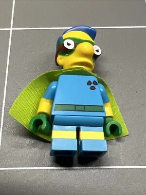 VINTAGE LEGO MINI FIGURE FALLOUT BOY MILHOUSE SIMPSON SIMPSONS CHARACTER - Image 1 of 3