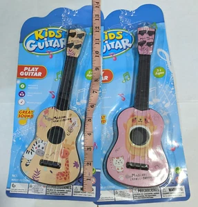 new 12 inch mini toy guitar for kids set of 2 random color sent - Picture 1 of 1