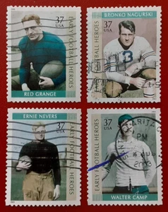 US 2003 Used Football Heroes Mi 3776-9 Scott 3808-11 Superb 5904 - Picture 1 of 2