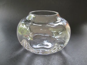 WEDGWOOD 3.5" x 5" Solid Glass Vase Round - Picture 1 of 5
