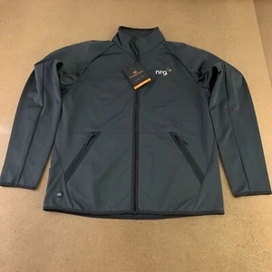 Stormtech Men's Large Gray NRG Embroidered Logo Mistral Fleece Jacket TMX-2 NWT - Picture 1 of 10
