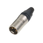 Neutrik Xlr 3-Pin Plug Anti-Magnetic And Anti-Interference Nc3fxx-Emc Nc3mxx-Emc