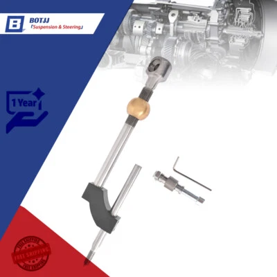 1988-2000 FOR HONDA CIVIC BLACK DUAL BEND ADJUSTABLE HEIGHT EXTEND SHORT SHIFTER - Image 1 of 4