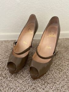 authentic christian louboutin heels 37