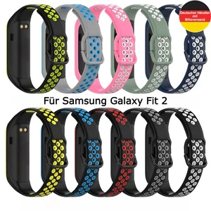 Bransoletka sportowa Silikon Samsung Galaxy Fit 2 Fitnessstracker Smartwatch Sport Band - Zdjęcie 1 z 39