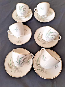 Vintage (1940s) Copeland Spode "Oklahoma" Harold Holdway Espresso Coffee Set - Picture 1 of 5