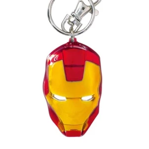 Marvel Iron Man Maske Zinn Schlüsselanhänger Monogramm - Bild 1 von 1
