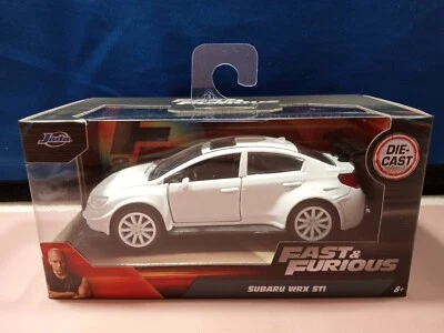 2023 Fast & Furious Subaru WRX STl White Diecast 1:32 Scale New Must See - Image 1 of 2