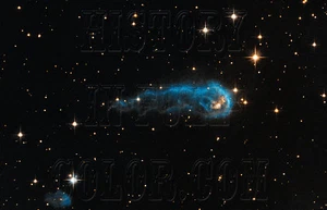 Cosmic Caterpillar Hubble JPL NASA space telescope photo hs-2013-35-a - Picture 1 of 1