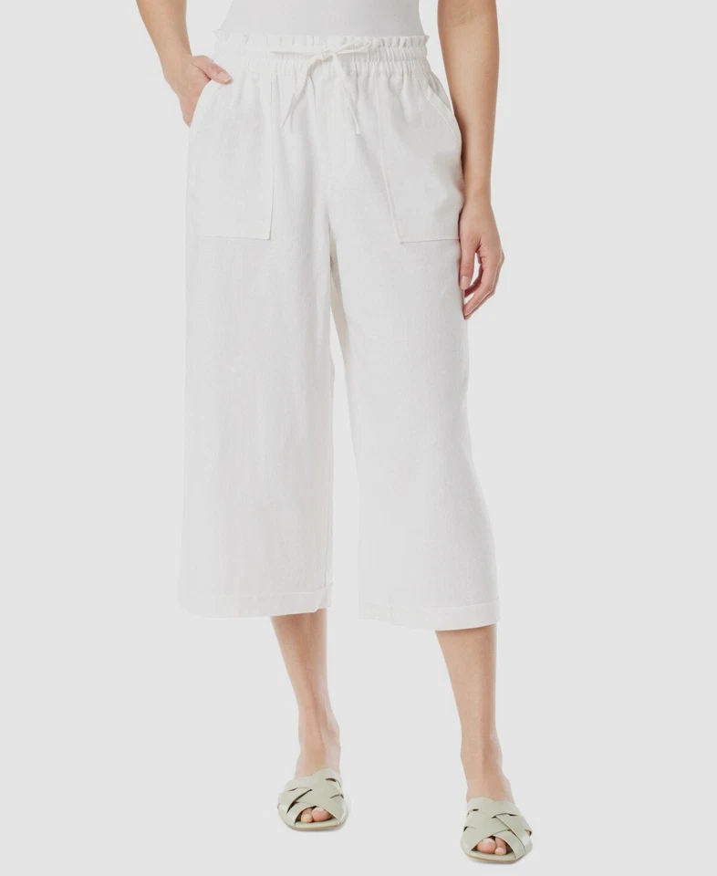 Pantalones Pull-on Gloria Vanderbilt para Mujer Blanco Rainey Mezcla de Lino Talla XXL Foto 1 de 1