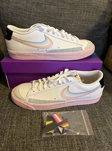Nike Blazer Low '77 Vintage Be True Pride (Men's Sizes) New Sz 10.5 DD3034-100 - Picture 1 of 5