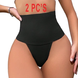 Mutandine donna senza cuciture controllo pancia modellante slim vita alta intimo medio - Foto 1 di 7