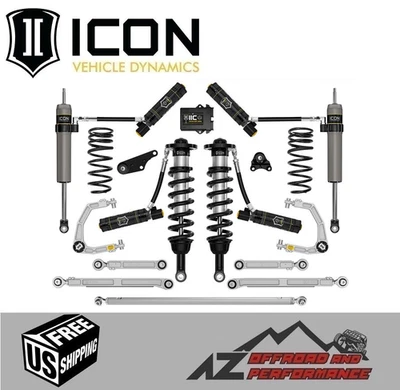 ICON 1.25-3" Lift Stage 14 Suspension Kit w/ Billet for '25+ Toyota 4Runner 4WD - Image 1 of 4