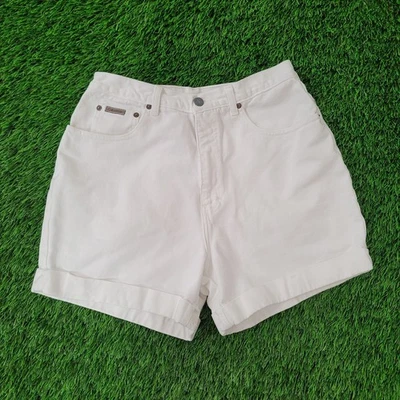 Pantalones cortos vintage Y2K Calvin-Klein para mujer 10 30x4 cintura alta Foto 1 de 4