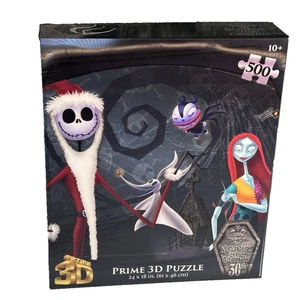 "Puzzle Prime 3D Disney Pesadilla antes de Navidad 500 piezas 24"" x 18"" NUEVO EN CAJA NUEVO - Imagen 1 de 2