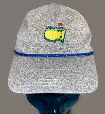 Gorra de golf Masters Augusta National gris cuerda azul correa aguja americana trasera Foto 1 de 4