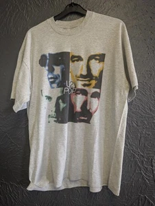 U2 POP vintage 90s Screen Stars FotL band tee shirt size large - Picture 1 of 4