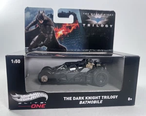 Hot Wheels Elite One DC BATMAN THE DARK KNIGHT TRILOGY Batmobile New Sealed - Picture 1 of 3