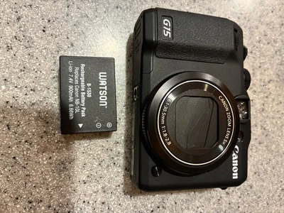 ⭐️⭐️Excellent Condition Canon PowerShot G15 ⭐️⭐️12.1MP Digital Camera - Black - Image 1 of 4