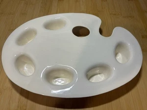 Rare HTF Stangl PAINTERS PALETTE Undecorated Della Ware Dealer Sign? Ex Cond!! - Picture 1 of 3