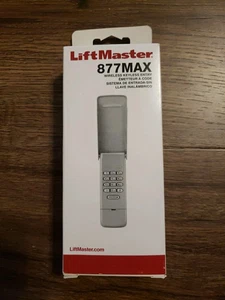 LiftMaster 877MAX Garage Door Opener Keypad Remote Keyless Entry Wireless - Picture 1 of 1