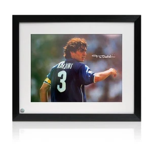 Paolo Maldini Signed Italy Football Photo: 1998 World Cup. Standard Frame - Picture 1 of 4