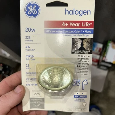 GE 99373 Edison Flood Light MR16 20 Watt PLG31A8-GT2 Track & Recessed - Image 1 of 2