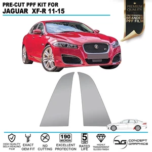 Rear Wheel Arch Stone Chip Guard PPF Paint Protection Film For Jaguar XF R 11-15 - Picture 1 of 5