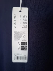 Esprit Ladies Two Tone Dress Navy And Brown Size XL - Picture 1 of 6