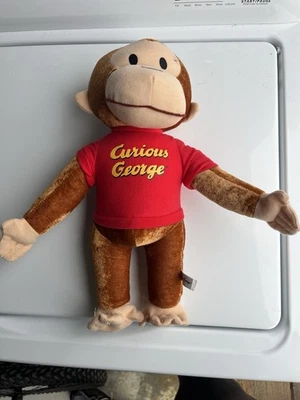 Camisa roja mono de peluche Curious George Foto 1 de 2