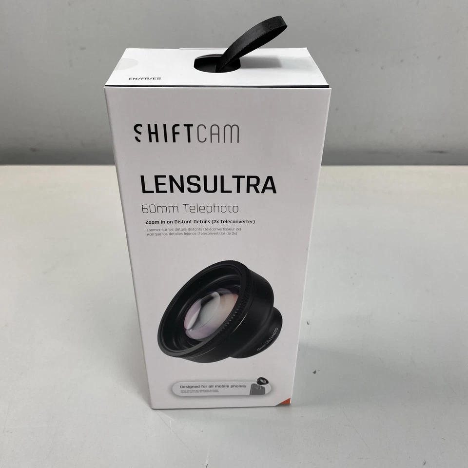 Shiftcam LensUltra 60mm Telephoto Lens, 2X, 30-40cm Focus Distance - Image 1 of 4