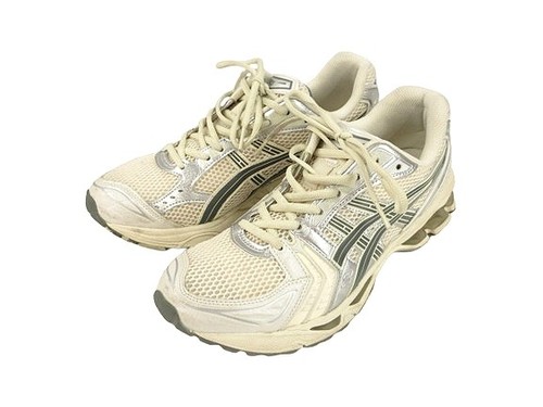 Scarpe da corsa sneakers basse uomo 9.0US Asics Gel Kayano14 bianco sporco uomo