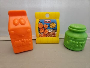 Little Tikes Milk Jelly Cereal Grocery Pretend Play Food Lot - Picture 1 of 9