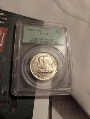 1937 ANTIETAM COMMEMORATIVE HALF DOLLAR PCGS MS 64 - Image 1 of 2