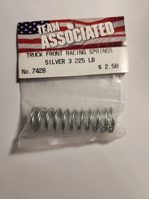 Molas dianteiras de corrida Team Associated 7428 caminhão prata 3,225 lb - Imagem 1 de 2