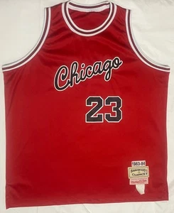 Michael Jordan Chicago Bulls Mitchell & Ness Hardwood Classic Jersey 83-84 2XL - Picture 1 of 7