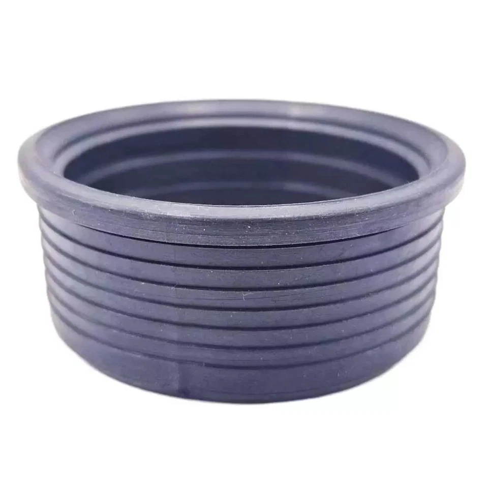 5 x FloPlast Rubber Boss Adapter 50 mm Push Fit schwarz 110 mm Bodensystem - 5er Pack