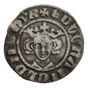 Moneda martillada Newcastle On Tyne Mint Inglaterra Eduardo I centavo de plata clase 9b 10Q - Imagen 1 de 2